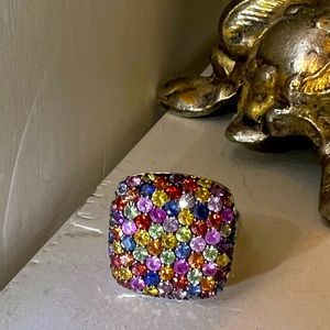 Beautiful EFFY splash ring sapphire.  Highly sought after design sold out